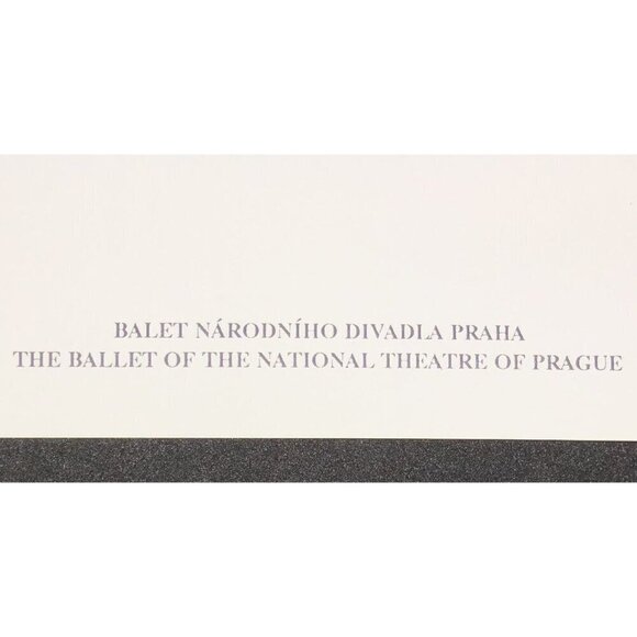 National Theatre Ballet of Prague PROGRAM w/ MILAN MED Print for 1991/92 Season - Picture 4 of 4
